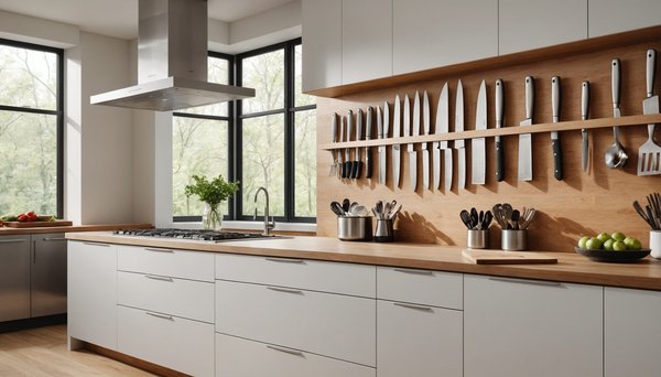 Astuces pour un rangement élégant des couteaux en cuisine